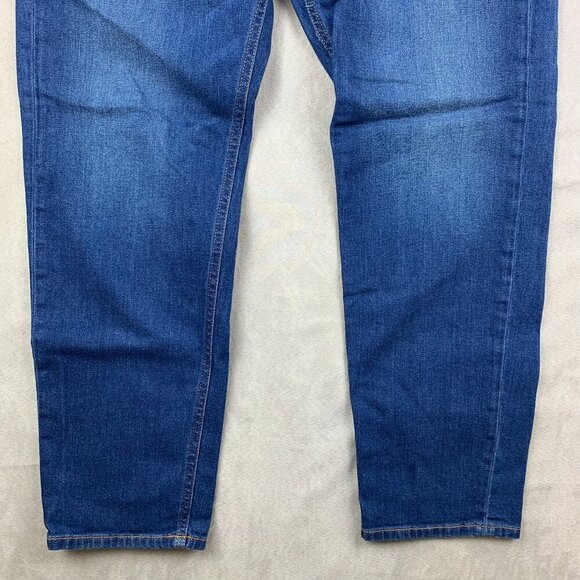 Diesel Mens Pants 33 Blue Jeans Larkee-Beex Regular Tapered Stretch Denim 33x29 - Picture 3 of 13